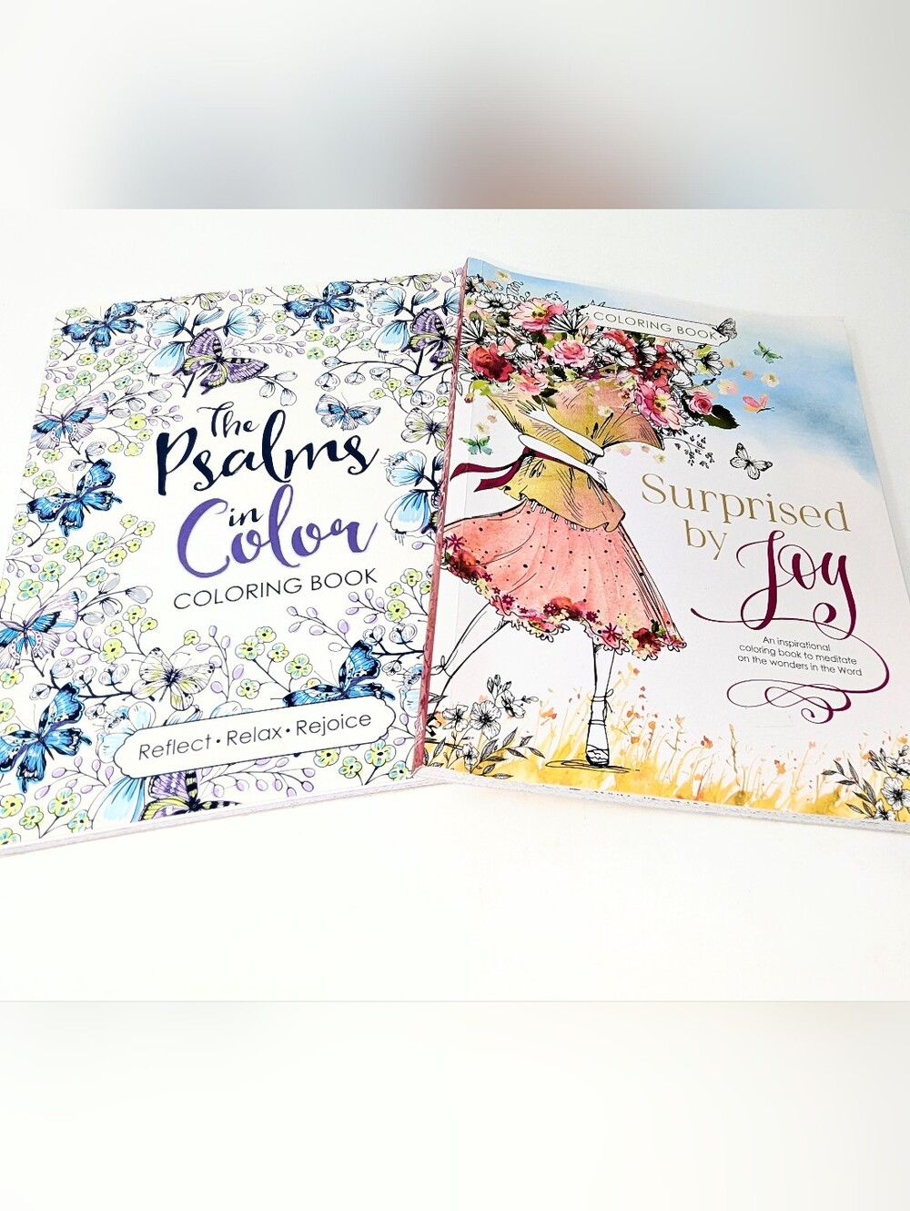 Set of 2 Inspirational Mandala Coloring Books